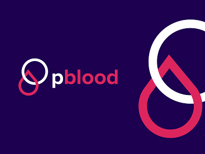 p blood logo design blood branding clinic logo drop health logo logo medical logo minimal logo mn logo modern p logo