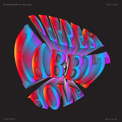 rabbit hole branding typogaphy