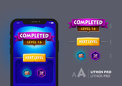 Game concept app design icon illustration ui ux игра приложение