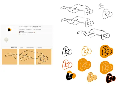 Graphic identity for a fashion brand art branding design graphic design illustration illustrator logo photoshop vector web