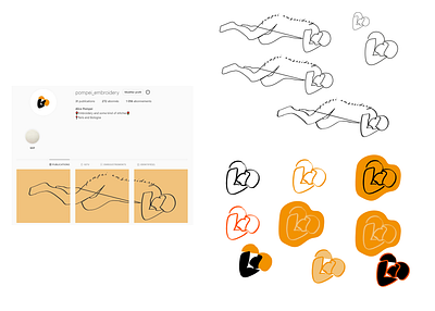 Graphic identity for a fashion brand art branding design graphic design illustration illustrator logo photoshop vector web