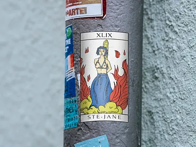 Sticker for a fashion brand branding design illustration illustrator logo photoshop vector