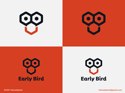 Early Bird - logo concept bird logo brand design brand designer branding creative logo custom logo designideas designinspiration early bird fun logo hexagon logo icon logo logo design logo design concept logo designer logo mark mark minimalist logo modern logo