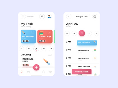 mobile-calendar design figma illustration mobile mobile app mobile design ui ux