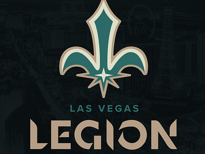 Las Vegas Legion - CDL Team Concept Logo branding call of duty cdl design esports fleur gaming graphic design las vegas legion logo optic paris saints sports star texas vegas