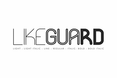 Likeguard - Font Family displayfont font typeface typography