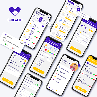 Healthcare app animation design healthcare mobile app ui ux