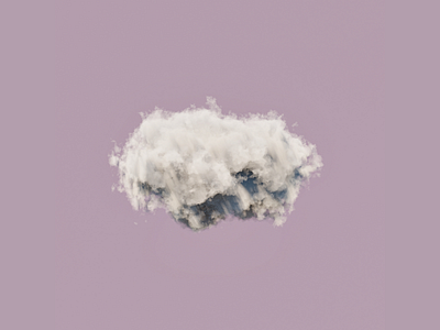 Render #10 - Cloud 3d blender blender 3d blender3d cloud cycles illustration minimalism minimalist