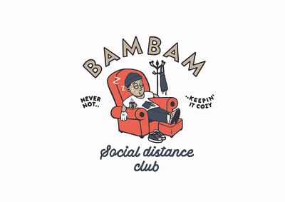 Bambam Tee designs! branding cartoon cartoon character illustration logo retro retro logo typography vector vintage logo