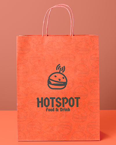 HotSpot brand design brand design brand designer branding burger burger logo burger place design fast food food logo graphic design graphic designer logo logo design logo designer