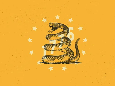 Don't Tread on Me 1776 anaconda civil war diamondback freedom illustration independence independence day lettering patriot patriotism raptor rattlesnake reptile snake vector viper