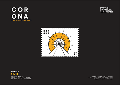 Corona postage stamp Focus 06/13 abstract abstract art abstract design abstraction creative focus graphic illustraion illustration illustration art illustrations illustrator less is more lineart linework minimalist postage postage stamp poster art poster design