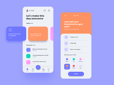 moood app design mobile app mood tasks app to do app ui ui design ux ux design