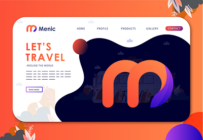 Menic Travel Logo Design branding branding and identity creative logo elephant logo graphicdesign illustration logodesign logotype m letter logo modern logo new logo travel agency travel logo design typography ui ux web design website website concept website logo