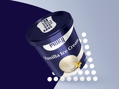 Ice Cream Packaging design food ice cream milk packaging packaging design