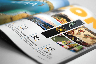 Food & Travel Magazine - Table of Contents & Covers design editorial design food layout design magazine covers magazine design print table of contents travel