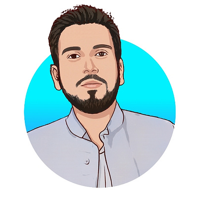 Portrait illustration vector