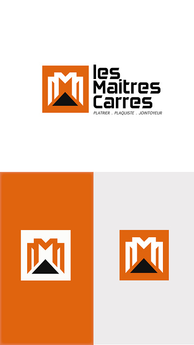 Les maitres carres branding creative design logo logo a day logo concept logo design logos logo logotype logo book logotypedesign vector