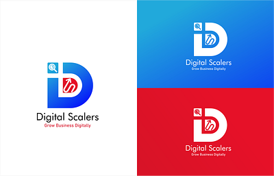 Digital Scalers logo branding logo vector