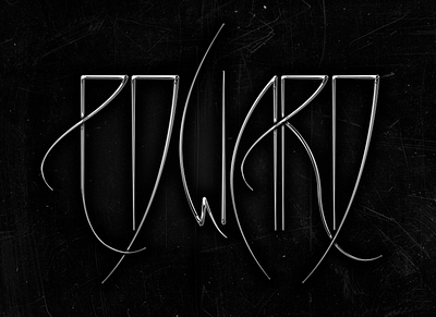 Edward Scissorhands design edward edward scissorhands ilustration typeface typography