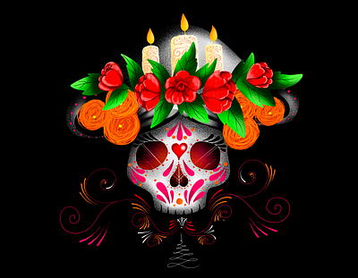 Catrina catrina dayofthedead drawing illustration mexico skull