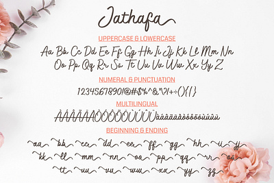 Jathafa - Modern Handwriting Font branding caligraphy design font font design handlettering handwriting illustration illustrator typography