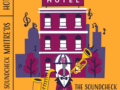 Maitre'Ds Jazz Cover cd cover illustration jazz vector