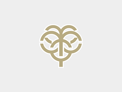 Palm Tennis logo akdesain beach branding club logo logo design minimal negative space palm palm logo palm tennis palm tree palms tennis