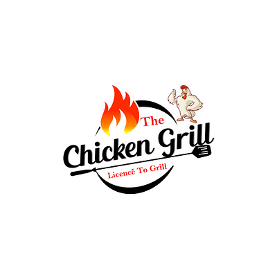 Chicken Grill Logo branding illustration logo vector