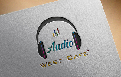 Audio West Logo for Audio devices e store branding design illustration logo vector