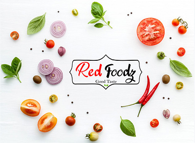 Red Foodz logo design branding design illustration logo vector