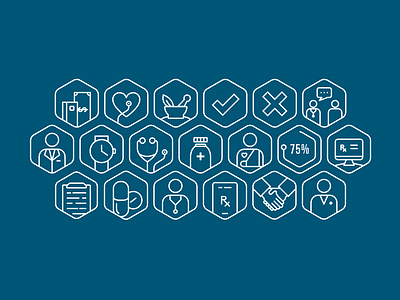 Healthcare Icons branding design flat icon illustrator ui vector