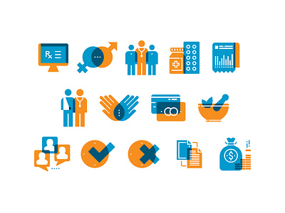 Healthcare Icons branding design flat icon illustrator ui vector