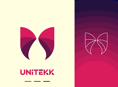 Unitekk branding coloful logo concept creative logo creative logo maker design engineering logo icon logo logodesign