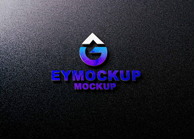 Cleanest 3D Logo Mockup 3d design free mockup logo premium psd mockup