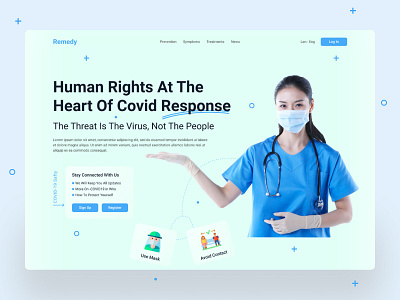 Covid-19 Web UI Exploration || 2021 clean ui corona virus covid 19 designconcept doctor dribbble best shot header health healthcare hospital medical minimal ui design uidesigner uiux uiuxdesign web web design webdesign website design