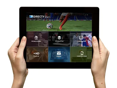 DirecTV concept - tablet - 2014 app tablets ui