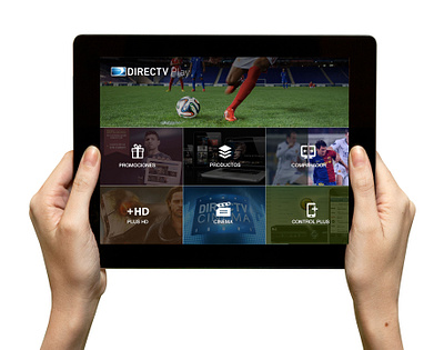 DirecTV concept - tablet - 2014 app tablets ui