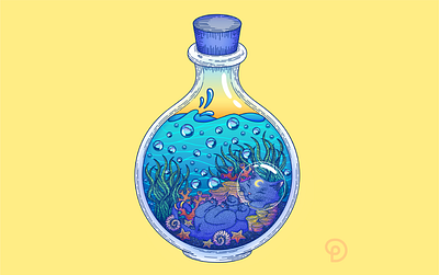 Submarine cat adobe illustrator digital art illustration illustration art