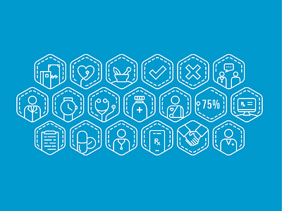 Healthcare Icons branding design flat icon illustrator ui vector