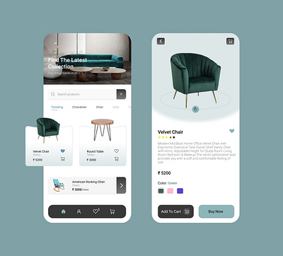 Furniture App Design design dribble furniture furniture app furniture design ui uidesign