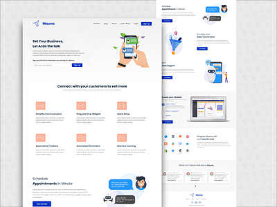 Chatbot Services chatbot chatbot services landing page landing page design landing page ui