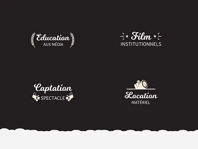 Illustration for a video compagny illustration logo video