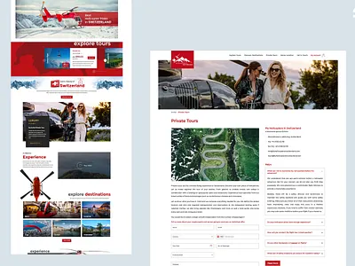 Fly Helicopters in Switzerland design flying helicopter helicopters logo mobile website switzerland tourism tourism website web web design website website designing