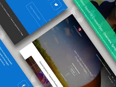 Akhandjyoti application application design branding design eye eye health healthcare hostipal mobile website ui ux web website design