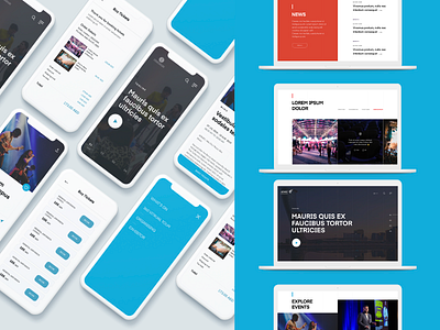 Event Portal abu dhabi abudhabi concept design event app homepage responsive design ui ui design uidesign website