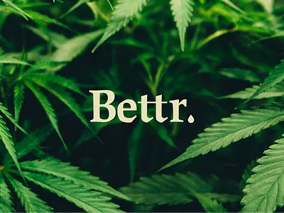 Bettr better cbd hemp identity logo