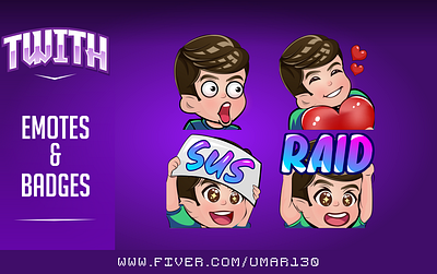 Chibi twitch emotes badges cartoon emotes chibi boy chibi twitch emotes emotes kawaii twitch emotes love emote pog emote raid emote streamer sus emote twitch emotes twitch sub badges