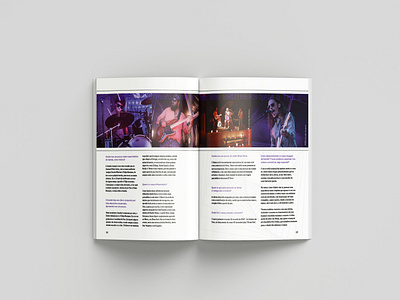 Lupa magazine adobe artist band design editorial indesign magazine design music project