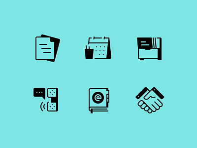 Office icons address book archive calendar documents figma handshake icon icons line line icons minimal office office icons phone call symbol vector